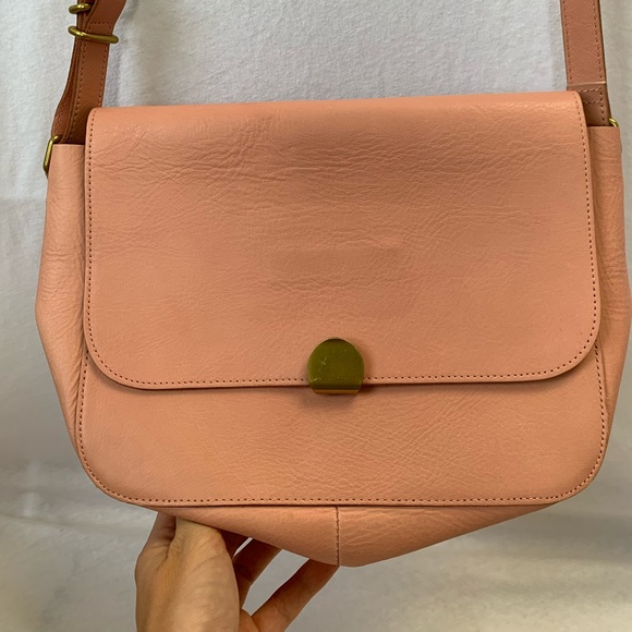 Madewell Abroad Shoulder Bag (Salmon Pink/Peach!) - Picture 2 of 5